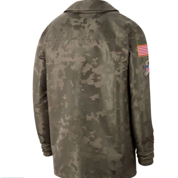Green Bay Packers Nike 2019 Salute to Service Sideline Lightweight Jacket - Picture 3 of 4